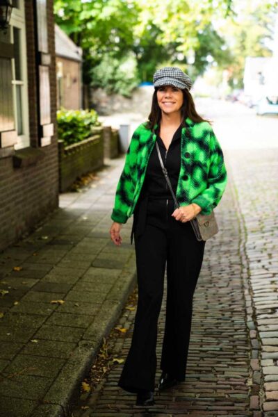 Exam knitted jacket C2 green key Essentiel