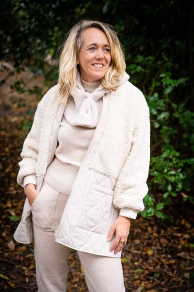 Titouan coat ecru La Fee Maraboutee