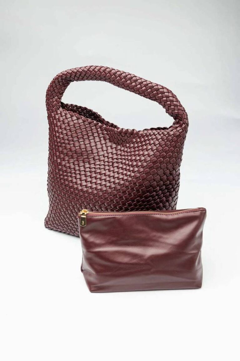 Mia bag square burgundy BOW19