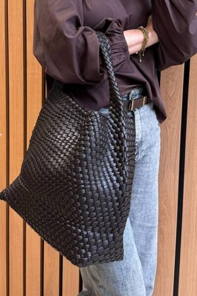 Mia bag large brown BOW19