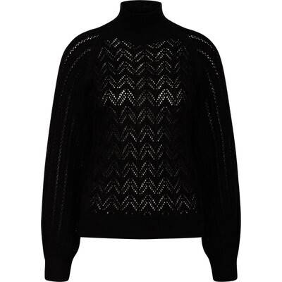Kalmia halys knit black Bruuns Bazaar