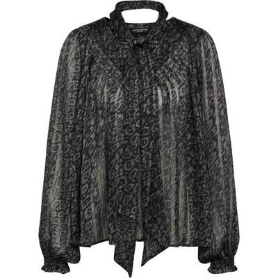 Maple alinah blouse black print Bruuns Bazaar