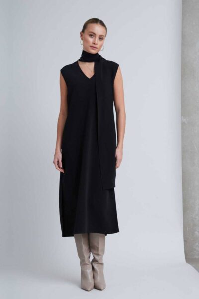 Brassica bryana dress black Bruuns Bazaar