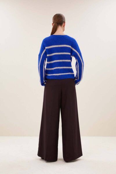 Vide stripe pullover off white By-Bar Amsterdam