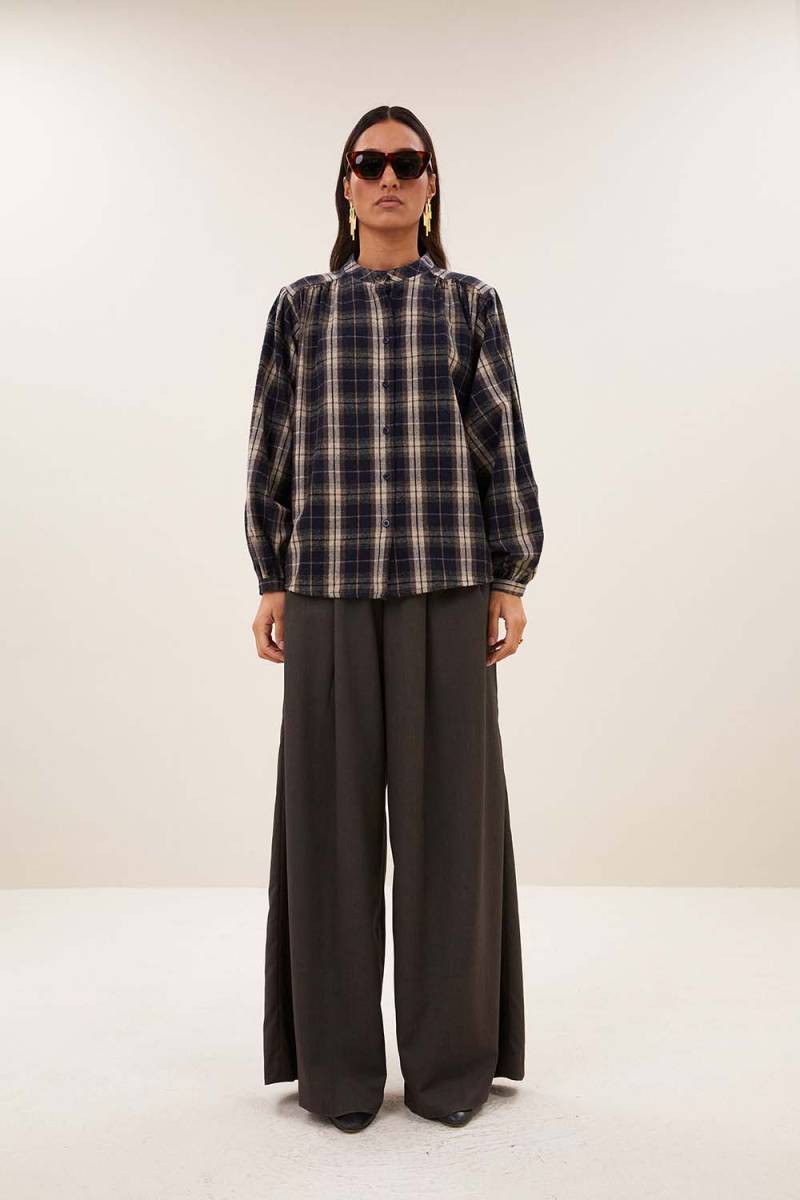 Jagger check blouse By-Bar Amsterdam - Afbeelding 4