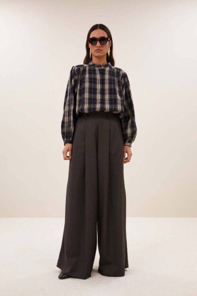 Jagger check blouse By-Bar Amsterdam