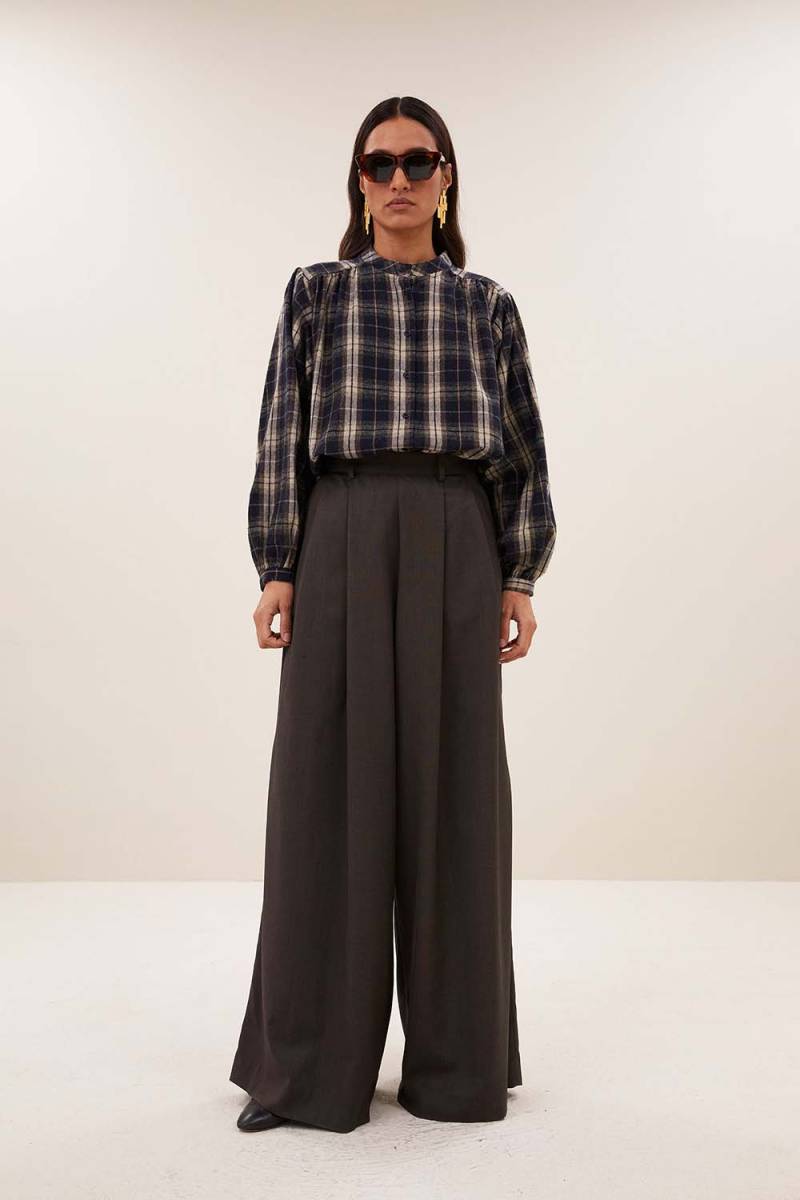 Jagger check blouse By-Bar Amsterdam - Afbeelding 2
