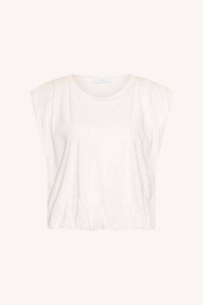 Nilou jersey top off white By-Bar Amsterdam