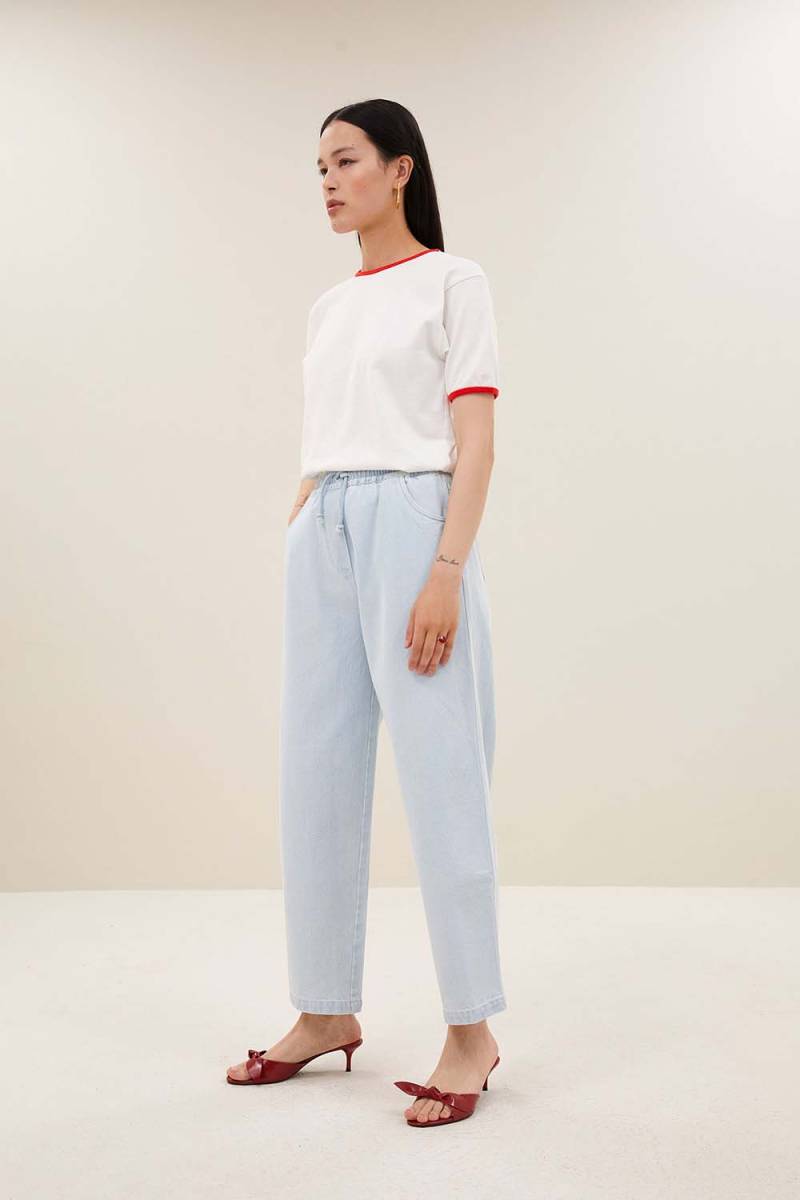 Sol bleached denim pants By-Bar Amsterdam - Afbeelding 3