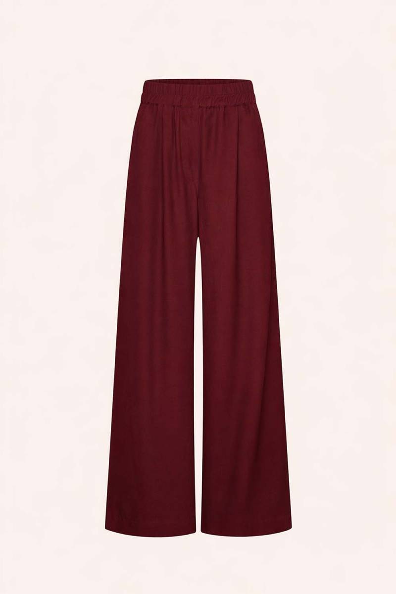 Benji viscose pants wine By-Bar Amsterdam - Afbeelding 7