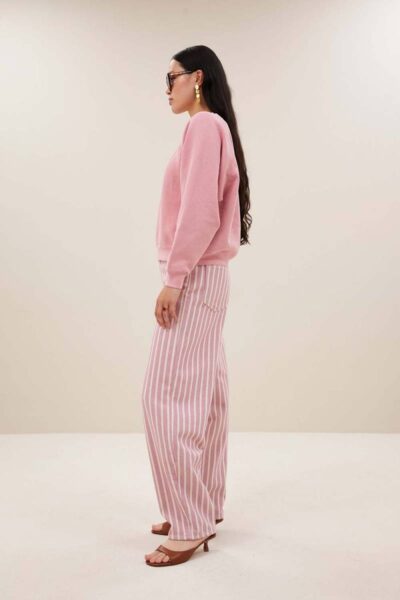 Carrie sweater pink By-Bar Amsterdam