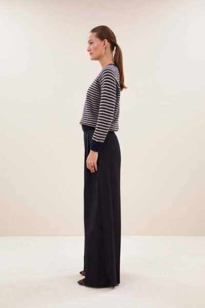 Sef solid pants dark navy By-Bar Amsterdam