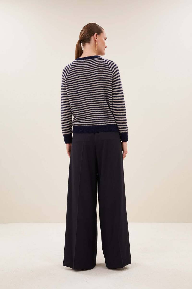 Sef solid pants dark navy By-Bar Amsterdam - Afbeelding 4