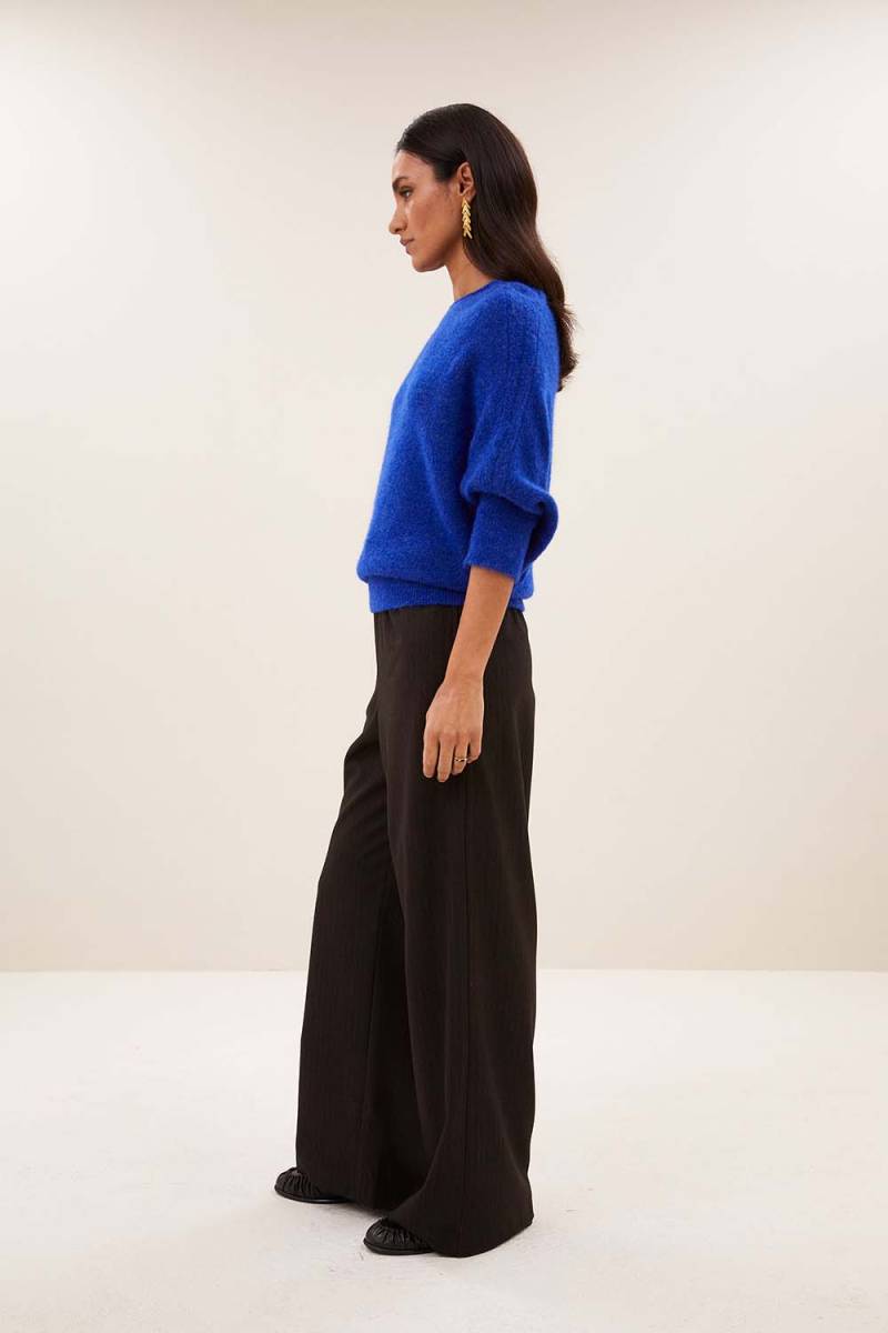 Kyoto pullover queens blue By-Bar Amsterdam - Afbeelding 4