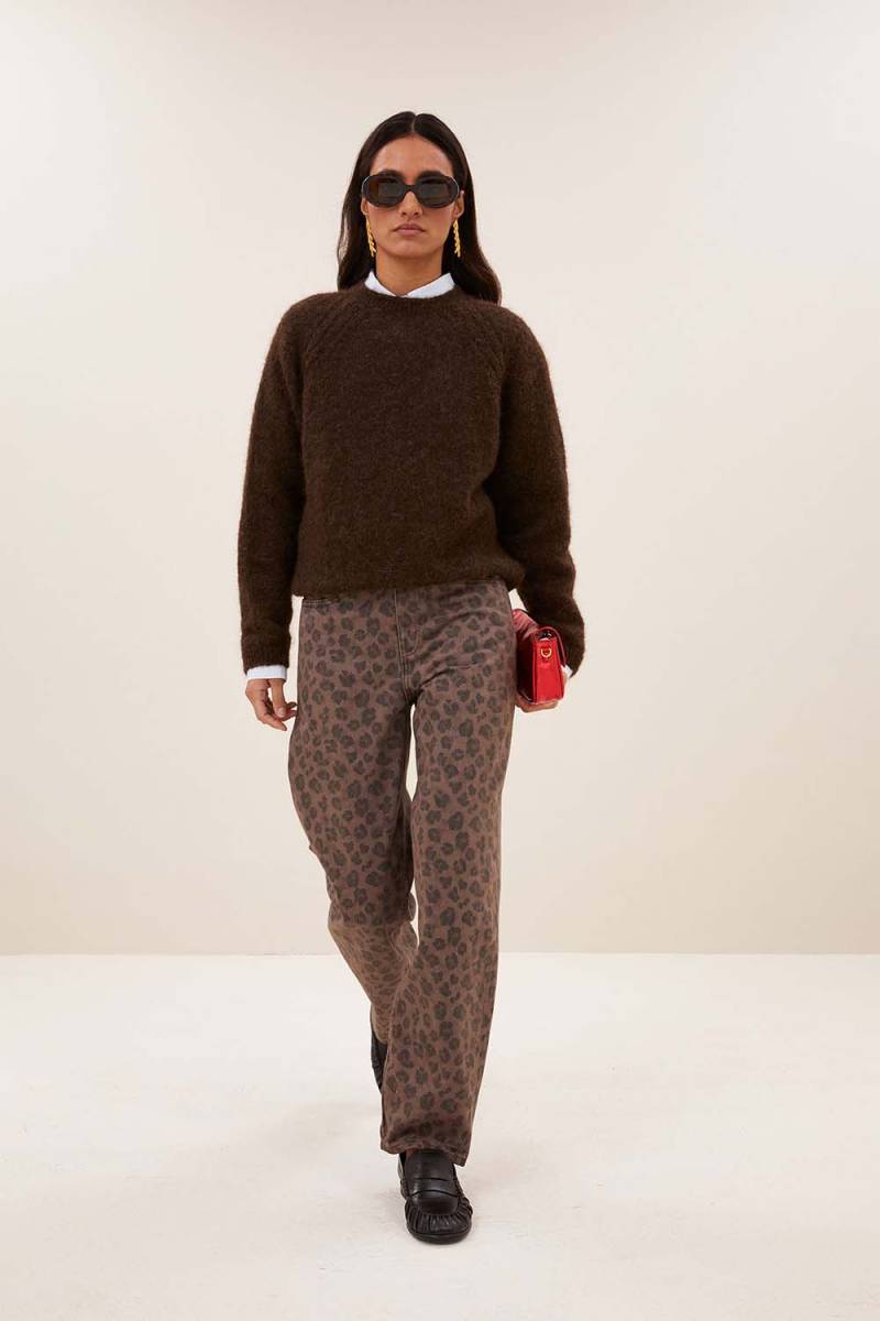 Falon pullover deep brown By-Bar Amsterdam - Afbeelding 4