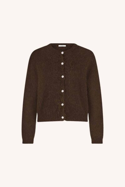Cleo cardigan deep brown By-Bar Amsterdam