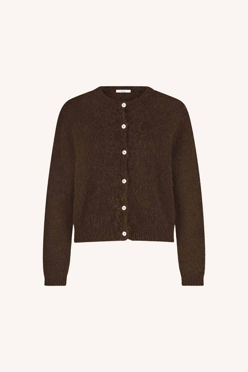 Cleo cardigan deep brown By-Bar Amsterdam - Afbeelding 5