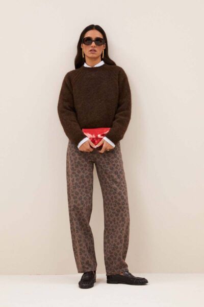 Falon pullover deep brown By-Bar Amsterdam