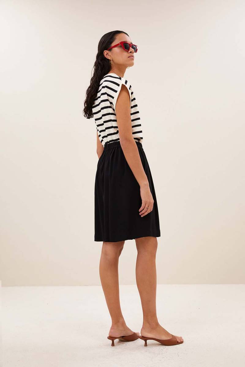 Tobi stripe logo top grain black By-Bar Amsterdam - Afbeelding 4