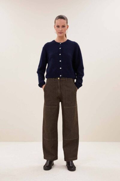 Cleo cardigan midnight By-Bar Amsterdam