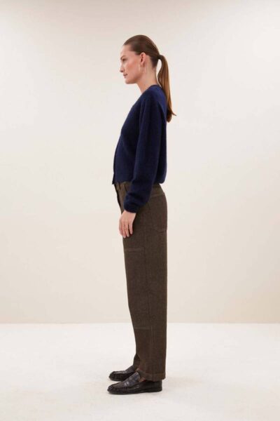 Cleo cardigan midnight By-Bar Amsterdam
