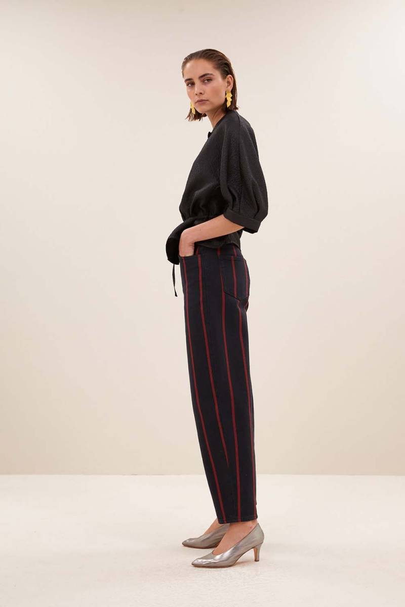 Christi bubble blouse black By-Bar Amsterdam - Afbeelding 3