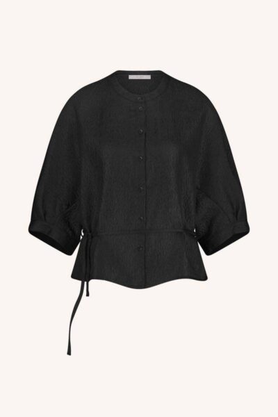 Christi bubble blouse black By-Bar Amsterdam