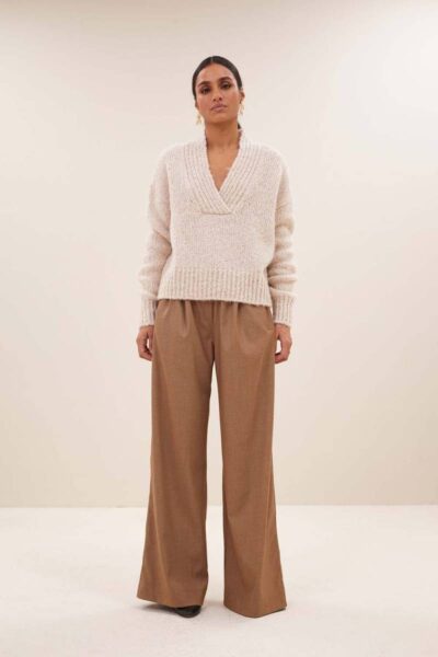 Perle pullover chalk By-Bar Amsterdam
