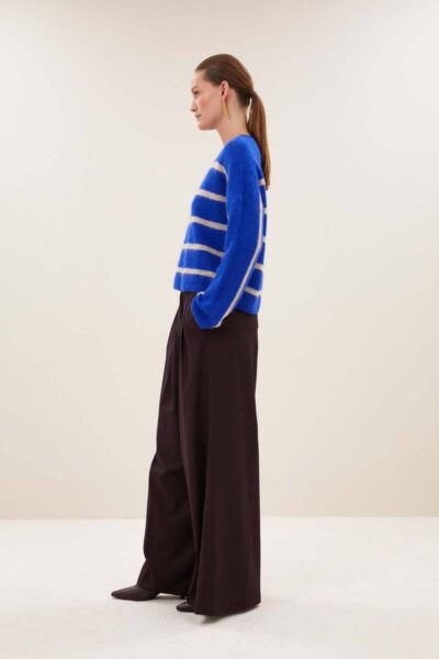 Vide stripe pullover off white By-Bar Amsterdam