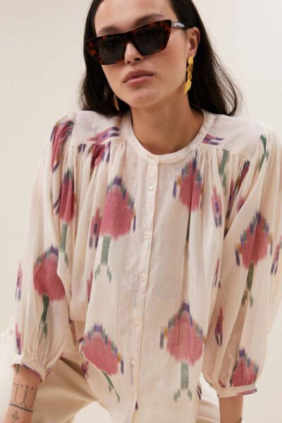 Becky ikat blouse spring By-Bar Amsterdam