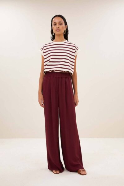 Tobi stripe top grain wine By-Bar Amsterdam