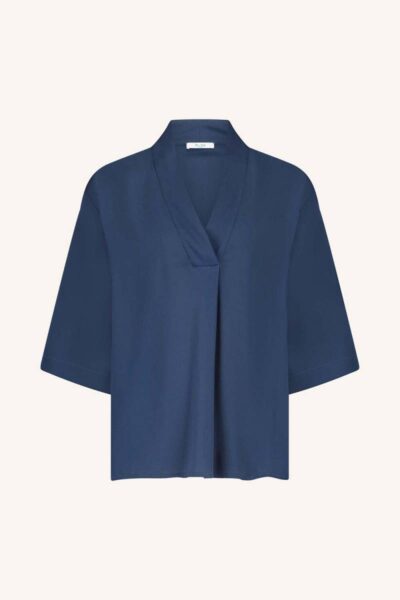 Owen viscose blouse winter blue By-Bar Amsterdam
