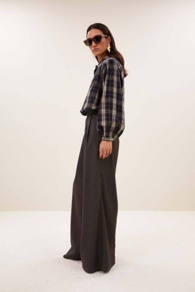 Jagger check blouse By-Bar Amsterdam
