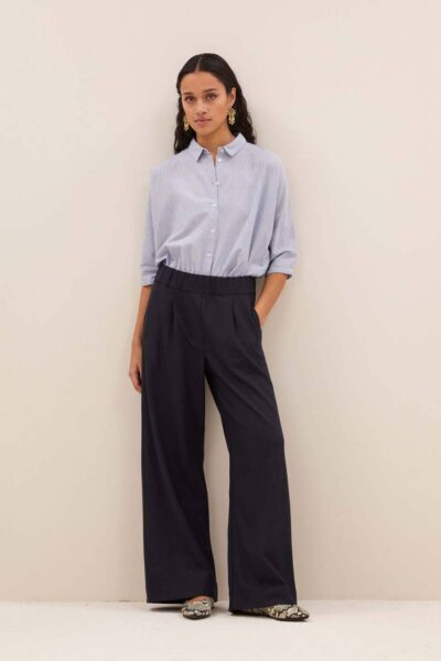 Benji copper stripe pants By-Bar Amsterdam