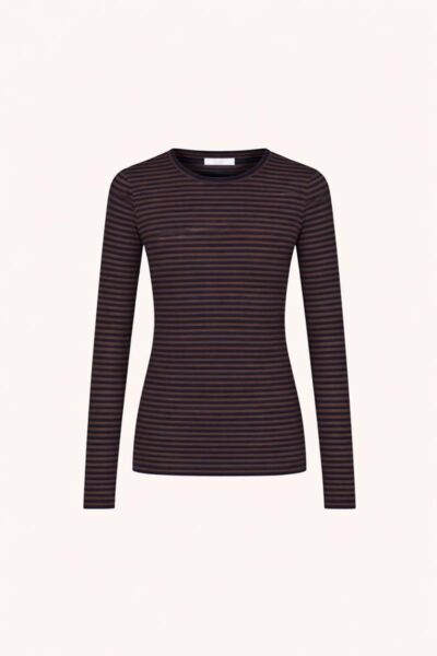 Basic ls rib top deep stripe By-Bar Amsterdam