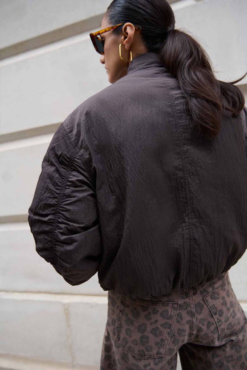 Bodie bomber jacket espresso By-Bar Amsterdam - Afbeelding 4