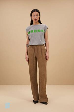 Amie lurex pant gold By-Bar Amsterdam