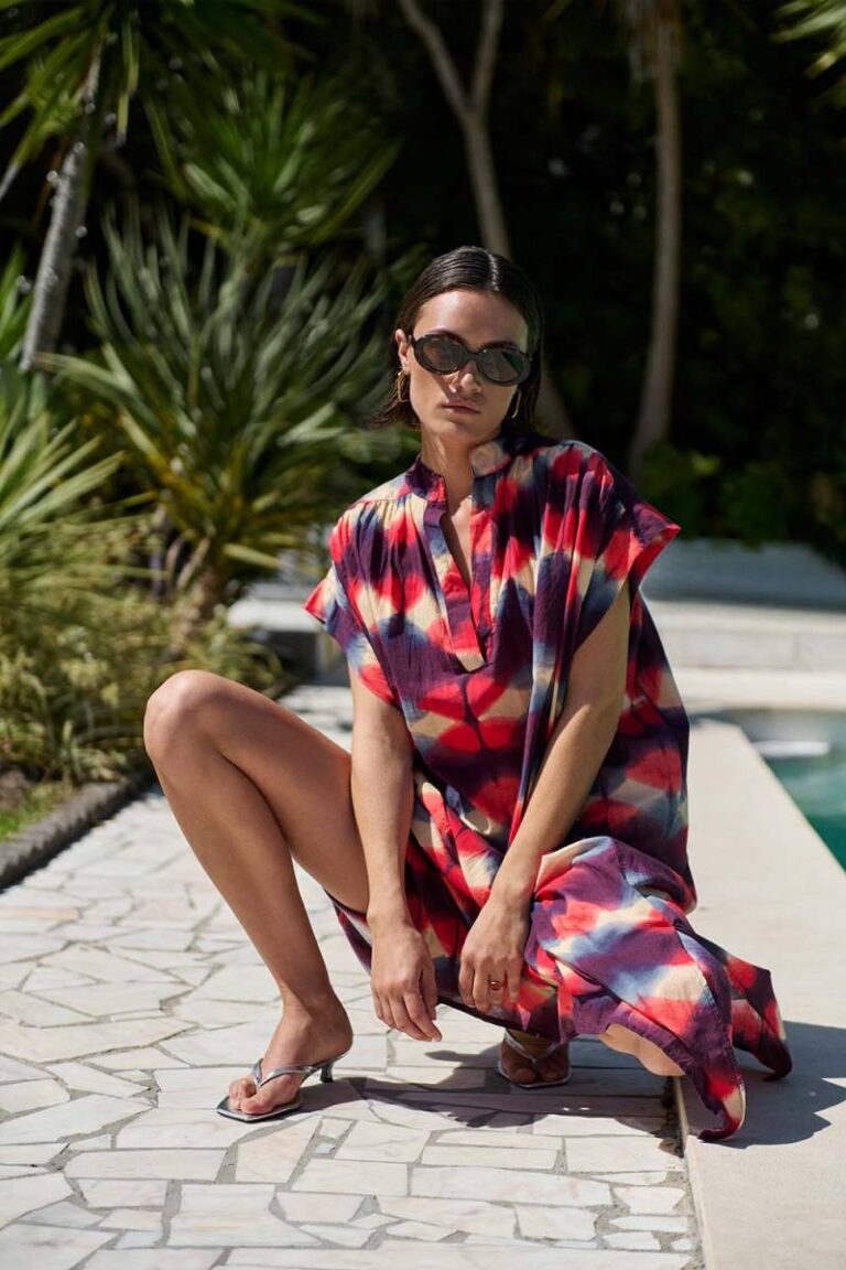 Bodin parade dress print By-Bar Amsterdam