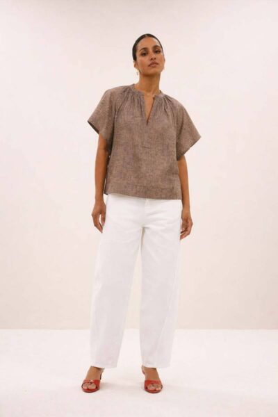 Begum white jeans By-Bar Amsterdam