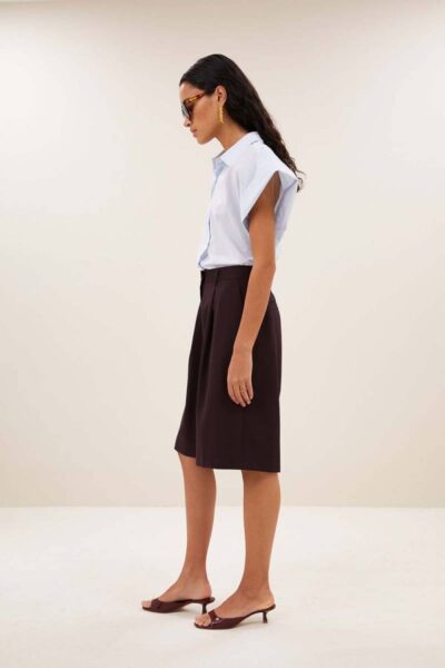 Finn bermuda shorts dark wine By-Bar Amsterdam