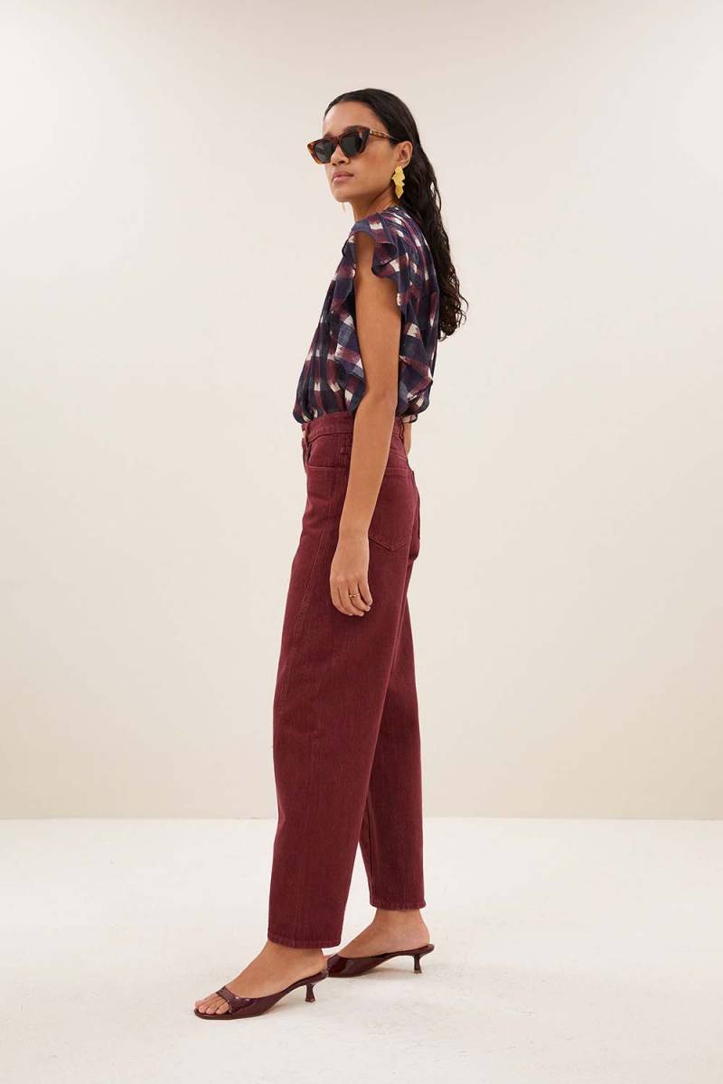 Begum wine jeans wine By-Bar Amsterdam - Afbeelding 3