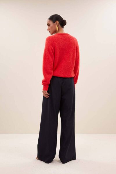 Meya cardigan lipstick By-Bar Amsterdam