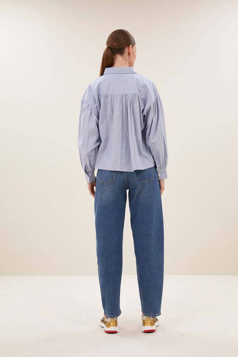 Begum mid jeans denim By-Bar Amsterdam - Afbeelding 3