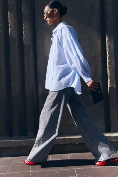 Sarah chambray blouse By-Bar Amsterdam