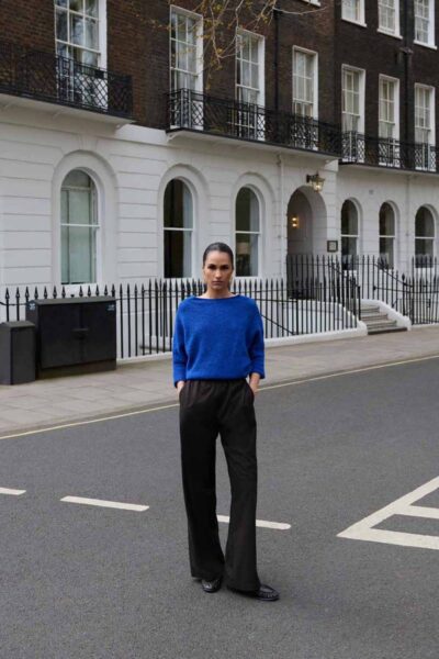 Kyoto pullover queens blue By-Bar Amsterdam
