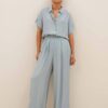 Benji viscose pants mystic sage By-Bar Amsterdam - Afbeelding 4