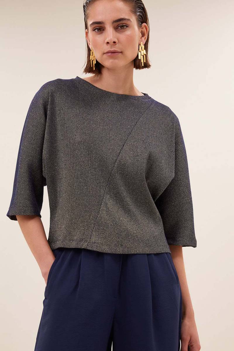 Kae sparkle top gold By-Bar Amsterdam - Afbeelding 2
