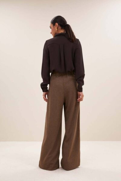 Benji tweed pants latte By-Bar Amsterdam