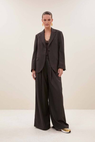 Mikkel blazer dark brown By-Bar Amsterdam