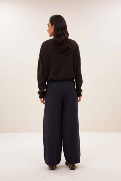 Cleo cardigan deep brown By-Bar Amsterdam